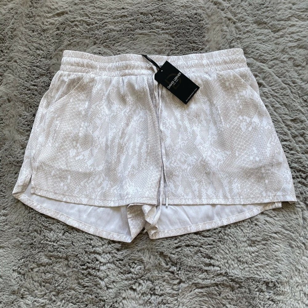 David Lerner Snakeprint Bibi Sport Short Nude